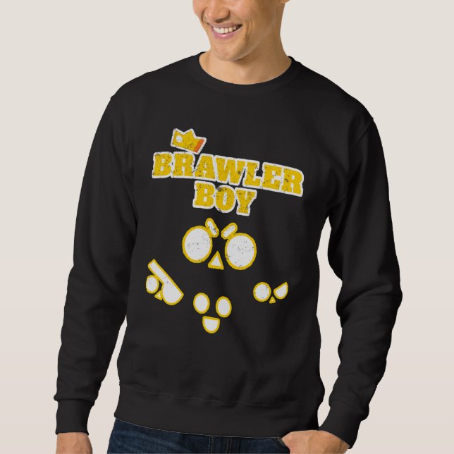 Moletom Star Gamer Stars Idea Brawler Boy Brawler (Frente)