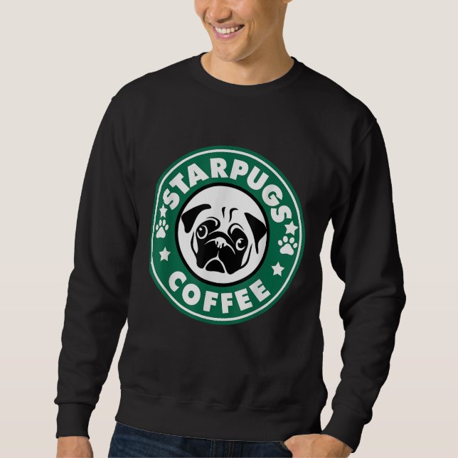 Moletom Starpugs Coffee Pug Dog Lover Gift (Frente)