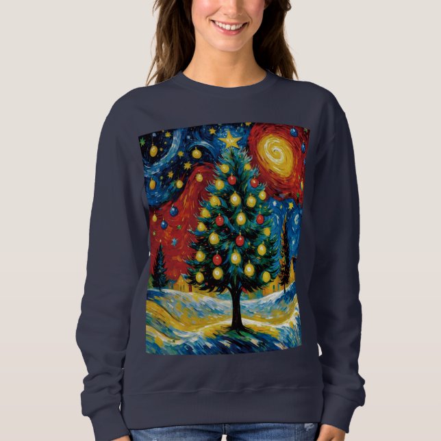 Moletom Starry Christmas Night (Frente)
