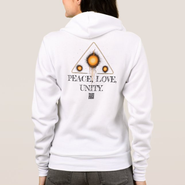 Moletom STARSEED | Despertar Espiritual Capuz de Luz (Verso)