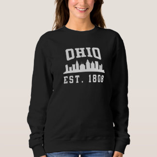 Moletom State Of Ohio Home State Ohio Est 1808 2