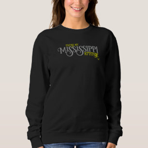 Moletom State Stubborn Sarcastic Mood Com Licença Mississi