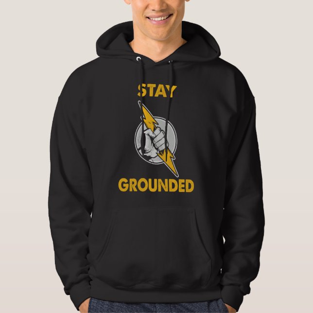 Moletom Stay Grounded Electrician (Frente)