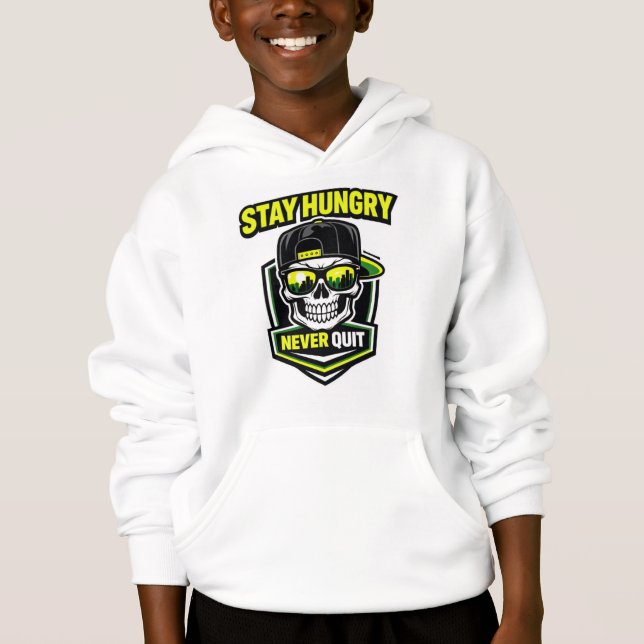 Moletom Stay Hungry Never Quit (Frente)