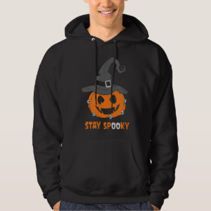 Moletom Stay Spooky Scary Pumpkin Witch Face Halloween Day