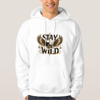 Moletom Stay Wild Eagle | Suéter Gráfico Bold Eagl