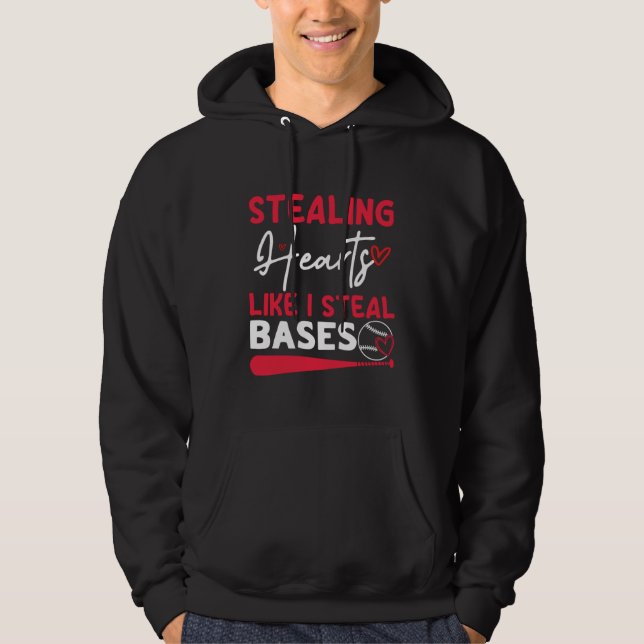 Moletom Stealing Hearts Bases Baseball Player (Frente)