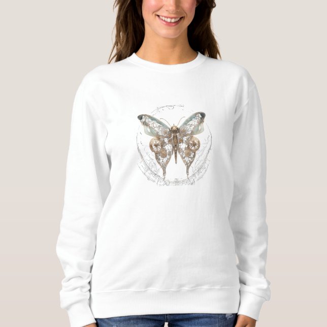 Moletom Steampunk Butterfly Shirt  (Frente)