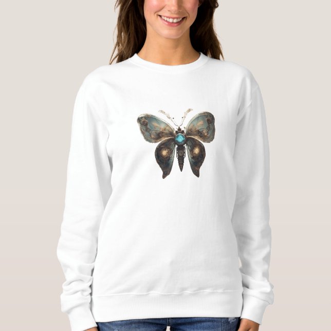Moletom Steampunk Butterfly Shirt  (Frente)