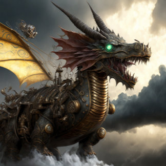 Moletom Steampunk Dragon Hoodie