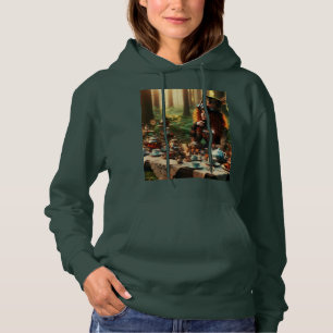 Moletom Steampunk Vintage Victorian Lady Mad Hatter