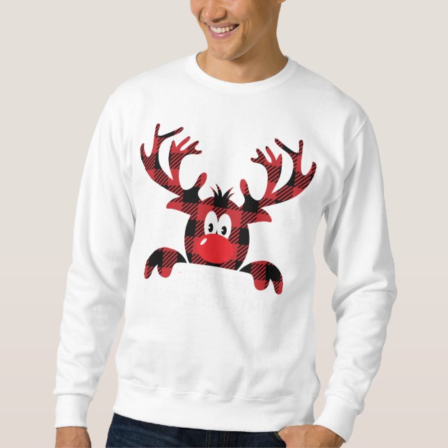 Moletom Stepfather Always be yourself Reindeer Santa Hat B (Frente)