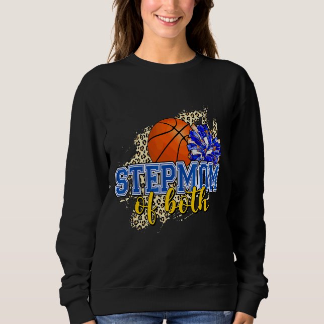 Moletom Stepman De Basquete E Leopa De Stepmama Mais Anima (Frente)