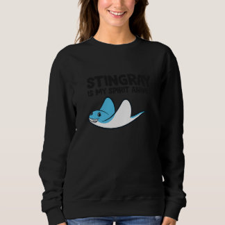 Moletom Stingray Is My Spirit Animal I Love Stingrays