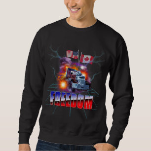 Moletom Storm Truck American Canada Flag Freedom Convo
