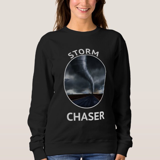 Moletom StormChaser Weather Tornado Hurricane Apparel Men  (Frente)
