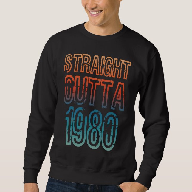 Moletom Straight Outta 1980 (Frente)