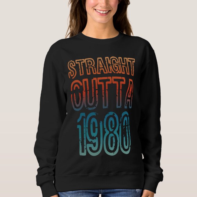 Moletom Straight Outta 1980 (Frente)