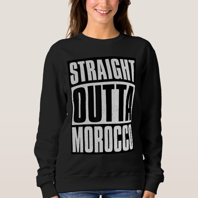 Moletom Straight Outta Morocco (Frente)