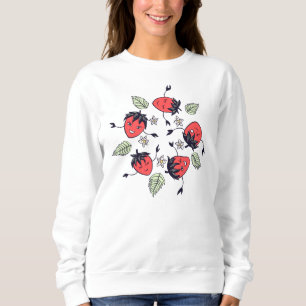 Moletom Strawberry Characters Fruta Kawaii