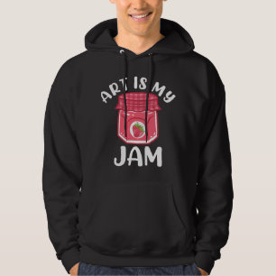 Moletom Strawberry Jam Artista Humor Painter Pun Funny Say