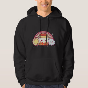Moletom Strawberry Milk Shake Kawaii Anime Arco-íris Milks