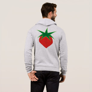 Moletom Strawberry Unisex Zip Hoodie