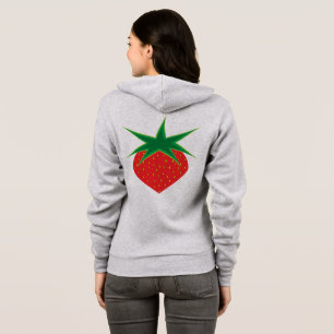 Moletom Strawberry Zip Hoodie