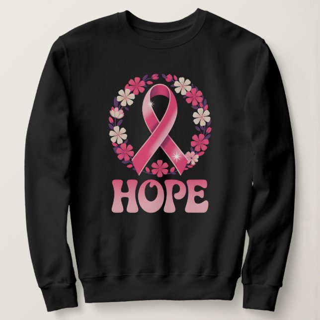 Moletom Strength Hope – Breast Cancer Survivor Awareness P (Frente do Design)