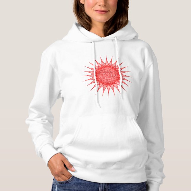 Moletom String Art Womens Hoodie (Frente)