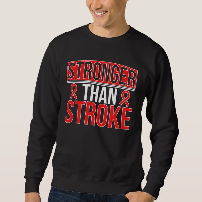 Moletom Stronger Than Stroke Survivor Stroke Awareness (Frente)