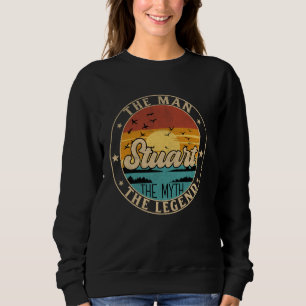 Moletom STUART O Homem O Mito A Lenda Primeiro Nome