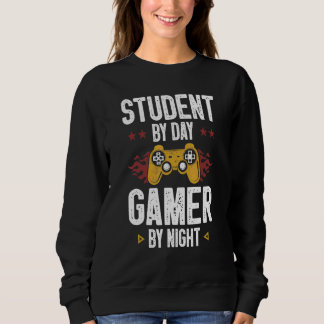 Moletom Student By Day Gamer By Night   Video Game for Gam