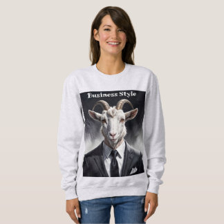 Moletom Stylish horned figure in sharp formal attire art