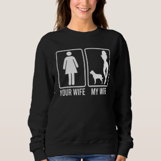 Moletom Sua Esposa Minha Esposa  Para Marido Rottweiler Ca
