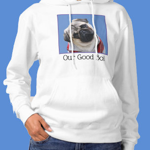 Moletom SUA Foto Cor Tamanho Texto Cachorro Pug Filhote Ro