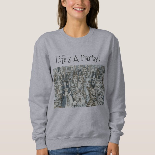 Moletom SUA N' Fitz CAT PARTITY SWEATSHIRT (Frente)