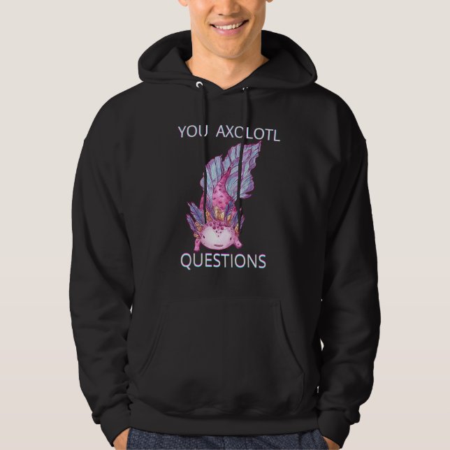 Moletom Suas perguntas Axolotl (Frente)