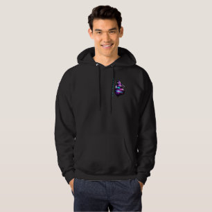 Moletom Substituição de ID Personalizado Glitch Wolf Cyber