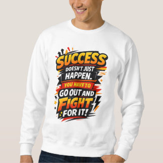 Moletom Success Fighter Quote