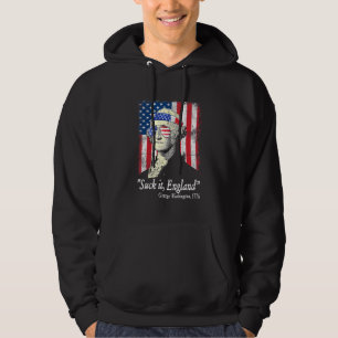 Moletom Suck It England 4 De Julho George Washington 1776