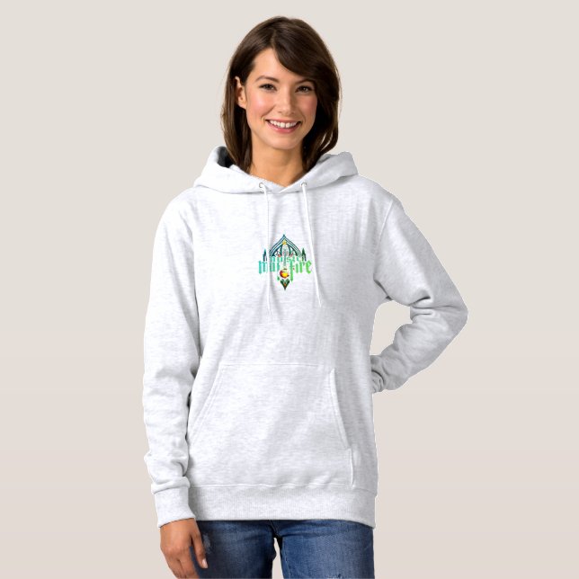 Moletom Sudadera básica con capucha para mujer (Frente Completa)