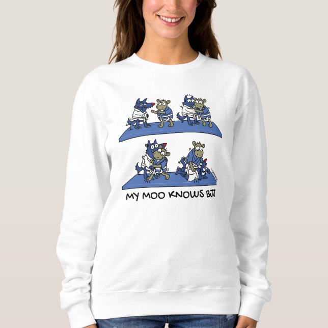 Moletom sudadera blanca bjj (Frente)