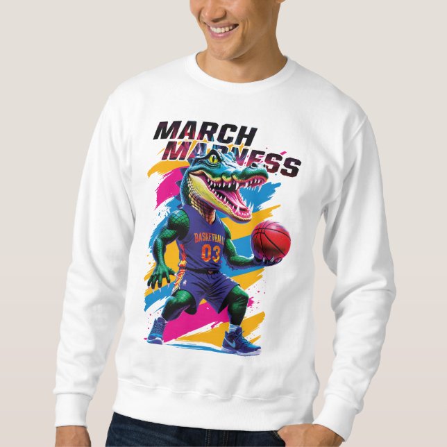 Moletom Sudadera Gator Madness basketball (Frente)