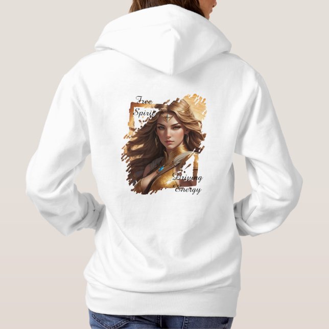 Moletom Sudadera Hoodie Lady Sagitario (Verso)