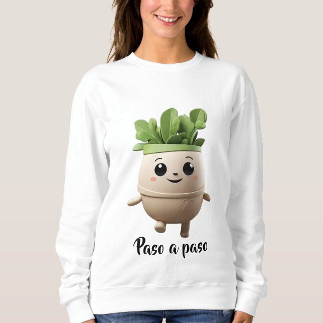 Moletom Sudadera Pipo Paso a Paso – Diseño Consciente (Frente)