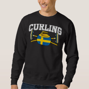Moletom Suecia Curling Broling Winter Ice Sports sueco Fla