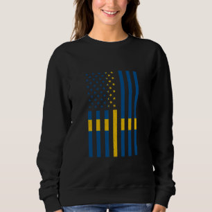 Moletom Suecia EUA America Sverige Swedish Roots P Sueco