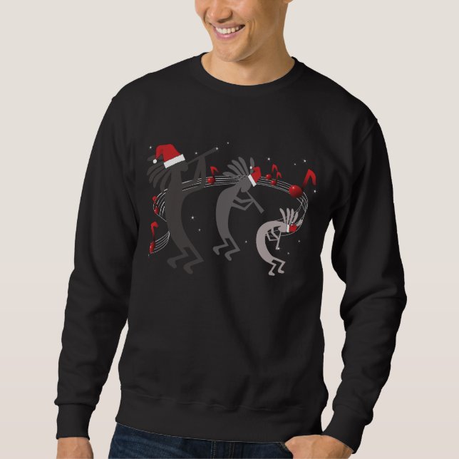 Moletom Sueco de Natal Kokopelli (Frente)