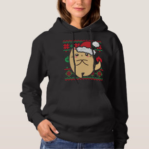 Moletom Sueco Feio de Natal Fofo Kawaii Anime Chibi Tímido